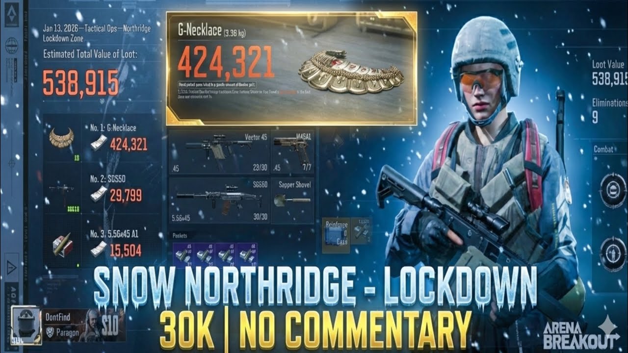 My First Gold Necklace in Season 11 | Arena Breakout - Indonesia