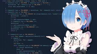 I made my own programming language for simulations (in C) Net Worth
