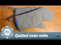 How to make oven mitts | Sewing tutorial