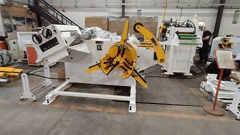 2 In 1 Decoiler Straightener Combo GL 600 For coil Feeding Line