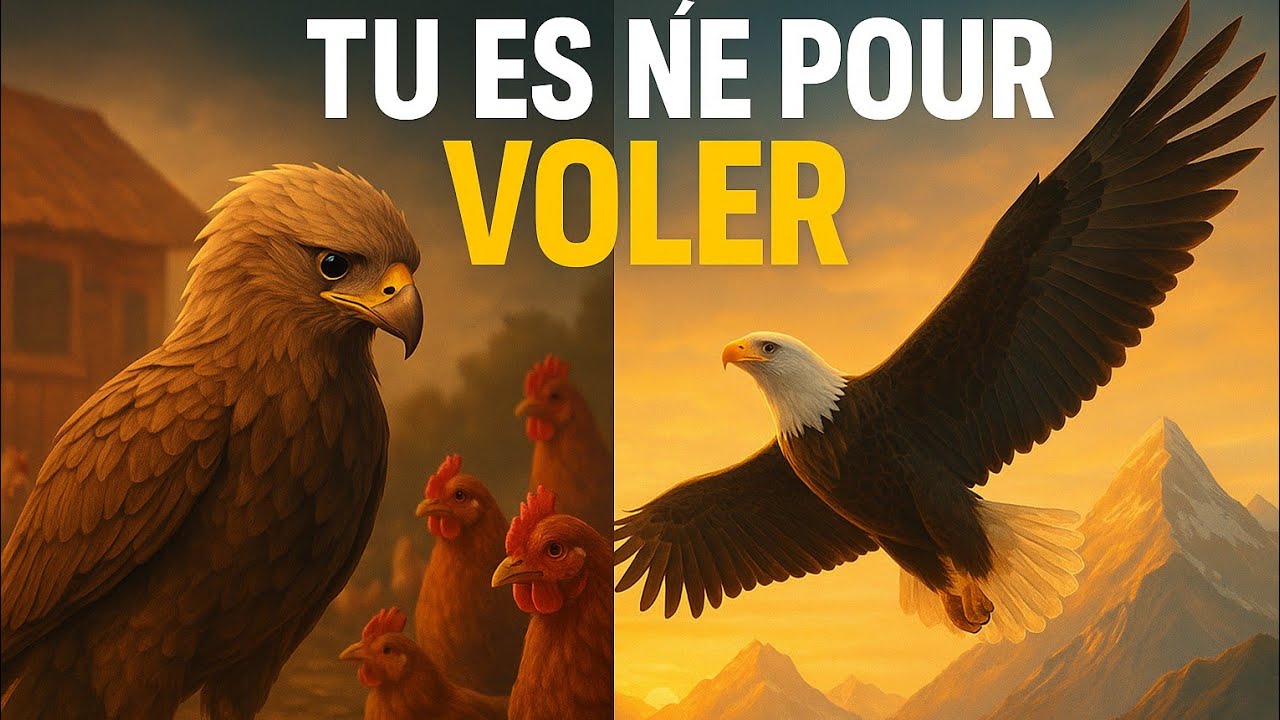 “Tu es un aigle, pas une poule ! 🦅 L’histoire qui va changer ta vision de toi-même”
