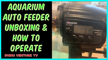 Unboxing of Aquarium Auto Feeder || How to Operate || RESUN AF-2009D || DVTV