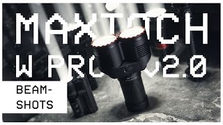 Maxtoch W Pro V2.0 Owleyes Beamshots Vs Acebeam W35 Vs Amutorch Bt55
