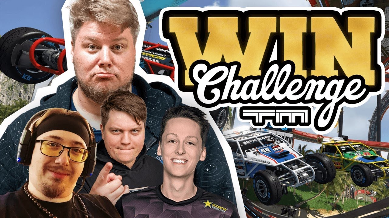 WIN Challenge in Trackmania Kacky Maps mit Dhalucard Noway4u und Tolkin