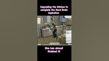 Working on the Nerd Brain Aspiration #sims4 #thesims4 #sims4gameplay