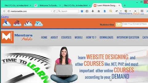 HTML Tutorial Part   05  How to use Anchor Tag in html