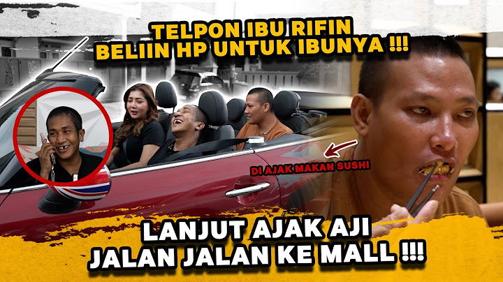 BELIIN IBU RIFIN HP !!! LANJUT AJAK AJI KE MALL MAKAN SUSHI PERTAMA KALI !!!