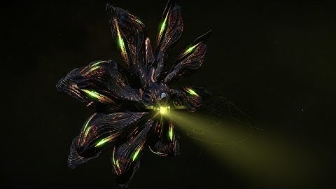 Thargoid Basilisk interceptor among the wreckage Elite dangerous: Odyssey