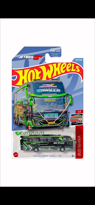 HOTWHEELS 'NABILA' QQ TRANS #requested #hotwheels #busmania