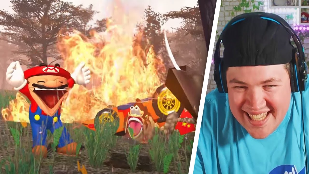 Mario Reagiert Auf Nintendo Memes 9 ft. Bob | SMG4 | REAKTION