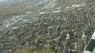 Landing in Williston, ND on Runway 11