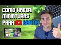 📕 Como hacer MINIATURAS para YouTube GRATIS sin programas 2021 | Tutorial PIXLR editor Español 🏆