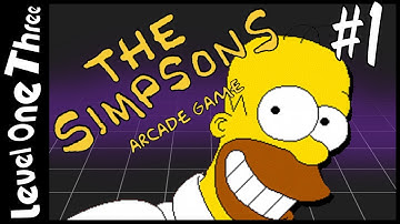 The Simpsons Arcade Game - Part 1: Black Smithers - Level One Three