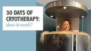 Does Cryotherapy Work? I tried it for 30 Days | RunToTheFinish