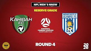 NPL Men's NNSW Reserve Grade Round 4 - Kahibah FC v Newcastle Olympic