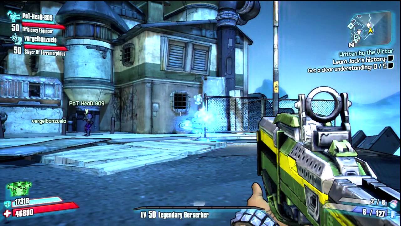 Borderlands 2 | Hilarious Talking Shotgun With Robotic Voice - YouTube