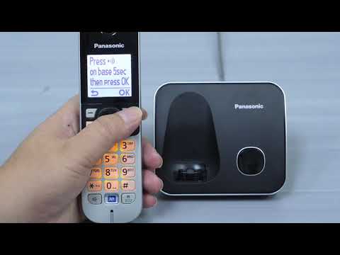 HOW TO REGISTER HANDSET TO BASE UNIT FOR PANASONIC CORDLESS PHONE ?