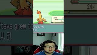 FIRST RANDOM EVOLUTION!! Pokémon Ruby Insane Randomized Nuzlocke part 2 #shorts #pokemon