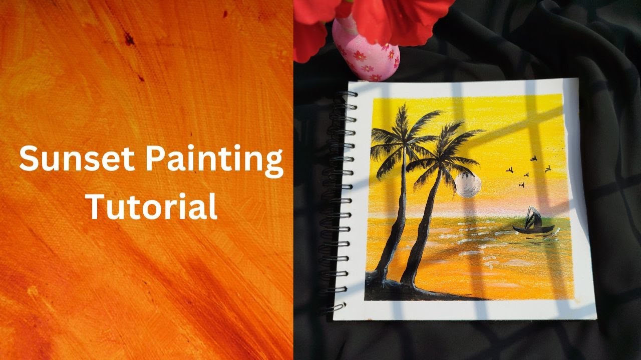 Sunset Painting Tutorial: Step-by-Step Guide for Beginners - YouTube