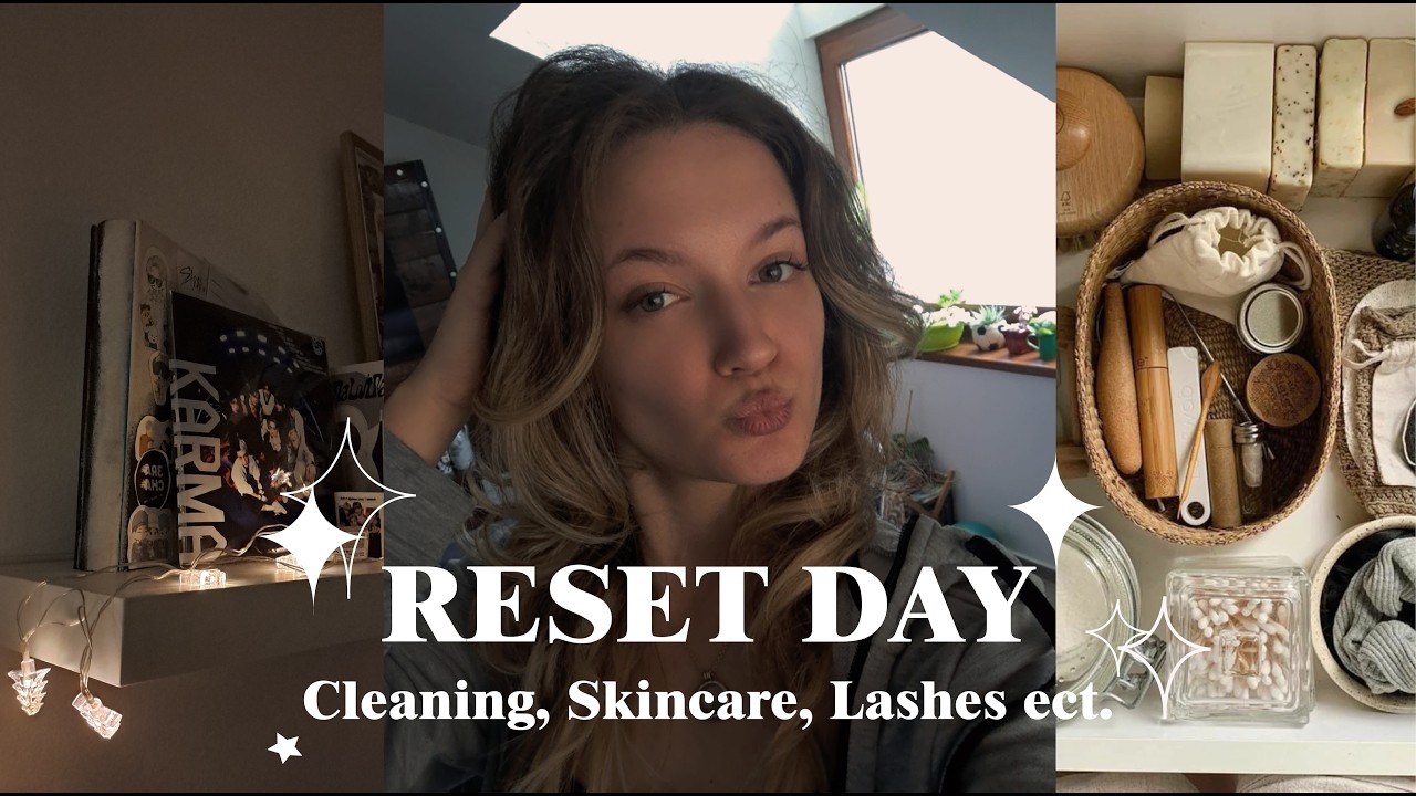 Much needed RESET DAY after EXAMS | Cleaning, Self-care, Lashes, Haul ect.