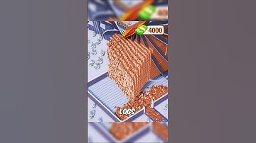 Idle Lumber: Giant Tree vs 102 Blades #viralshort #riseofcastles