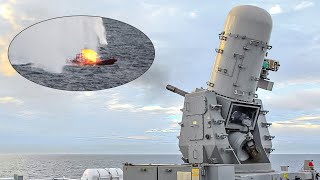 US Navy's Deadly Autocannon: Phalanx CIWS Close-in Weapon System In Action