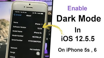 NOW Enable Dark Mode in iOS 12.5.5 on iPhone 5s & 6 🔥🔥