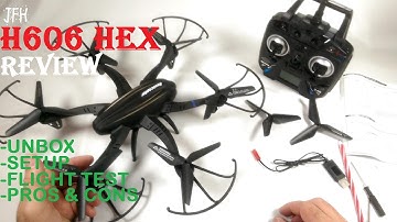 JFH H606 Mini Hexacopter Drone Review - [Unbox, Setup, Flight Test, Pros & Cons]