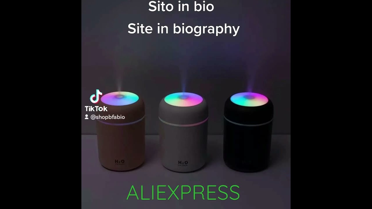 Umidificatore elettrico portatile diffusore di aroma di olio a nebbia fredda USB con luce colorata