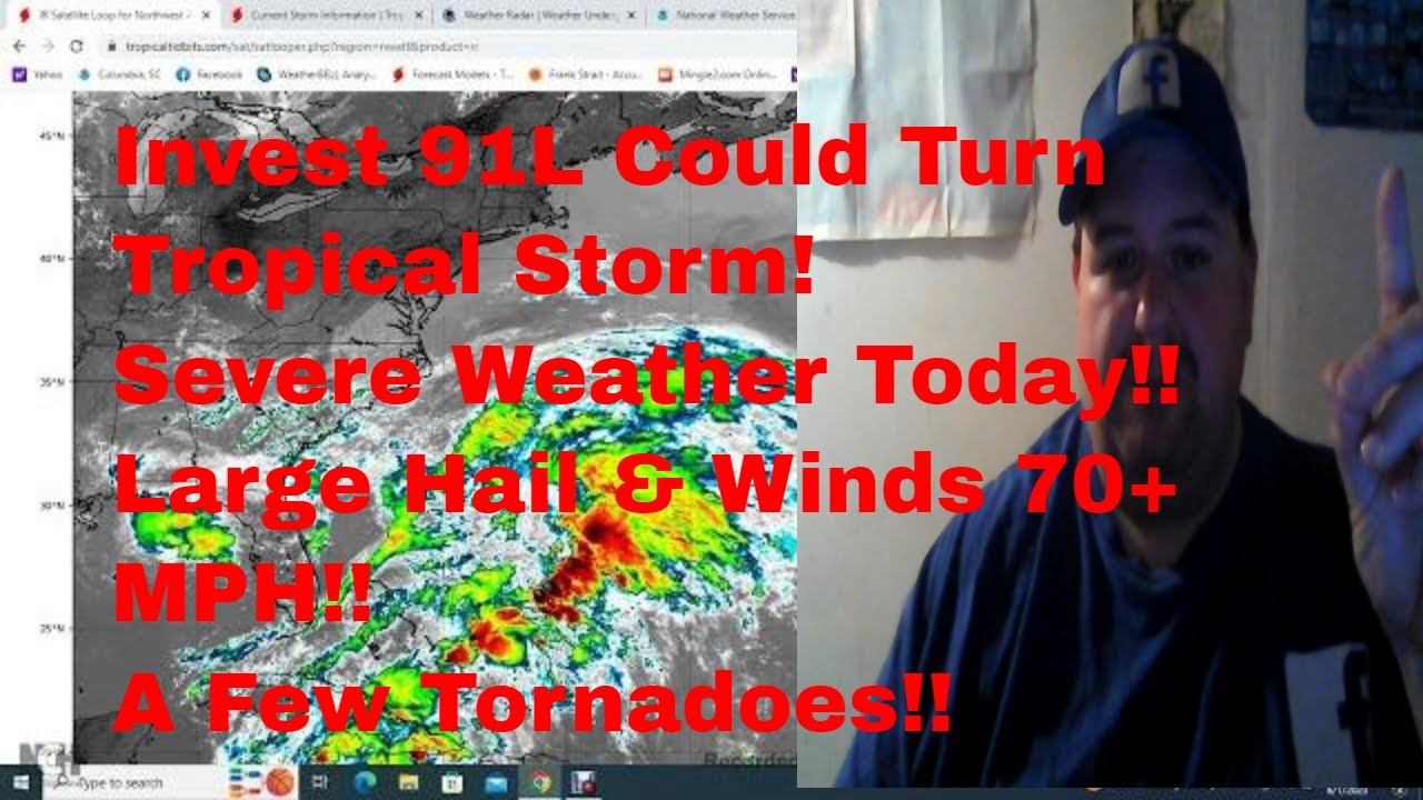Tropical Troubles GOM! Severe Weather Today and Friday! Large Hail ...