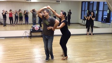 Dance On 2 Intermediate Salsa Turn Pattern with Melanie Torres & Gabriel Perez