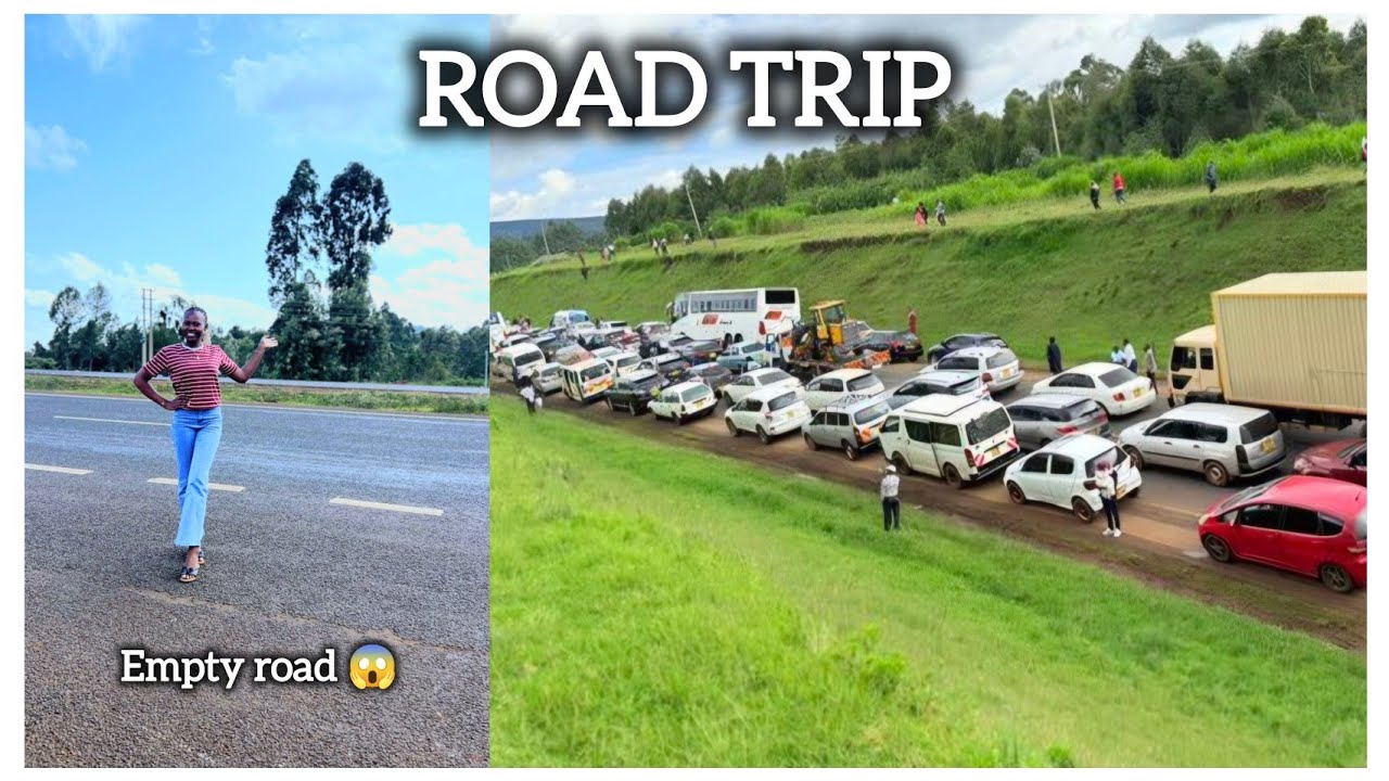 ROAD TRIP |FOUND AN ALTERNATIVE ROUTE TO NAIROBI/NYAHURURU-NAIROBI |vlogmas day 24🎄