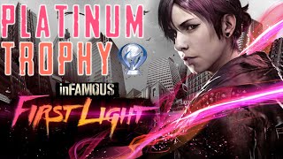 Getting inFAMOUS First Light Platinum Trophy!