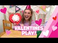 Toddler learning play and how to get my toddler to talk valentine play