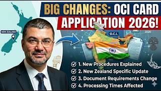 Big Changes to OCI Card Application from New Zealand 2026 Updated Rules You Must Know!