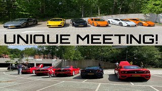 UNIQUE Lamborghini Gallardo Superleggera x Ferrari 360 Challenge Stradale meeting!
