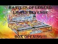 Yugioh Battles of Legend: Lights Revenge Box Opening!