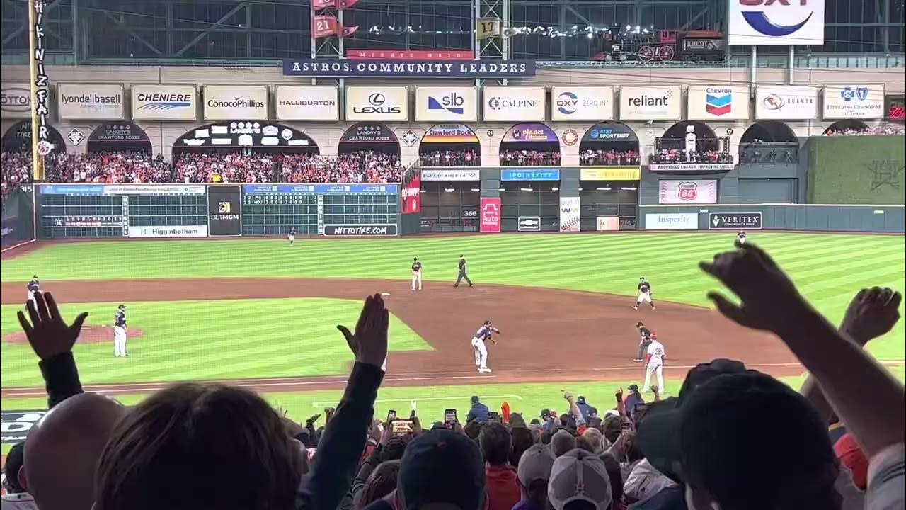 FINAL OUT World Series Game 2. Astros 5, Phillies 2 at Minute Maid