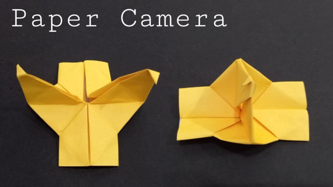 Writing Note Paper Camera How To Make Paper Camera Easy Without Glue - YouTube