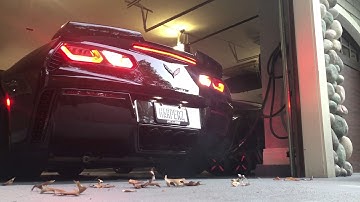 Corvette C7 Z06 cold start - Corsa Extreme Exhaust