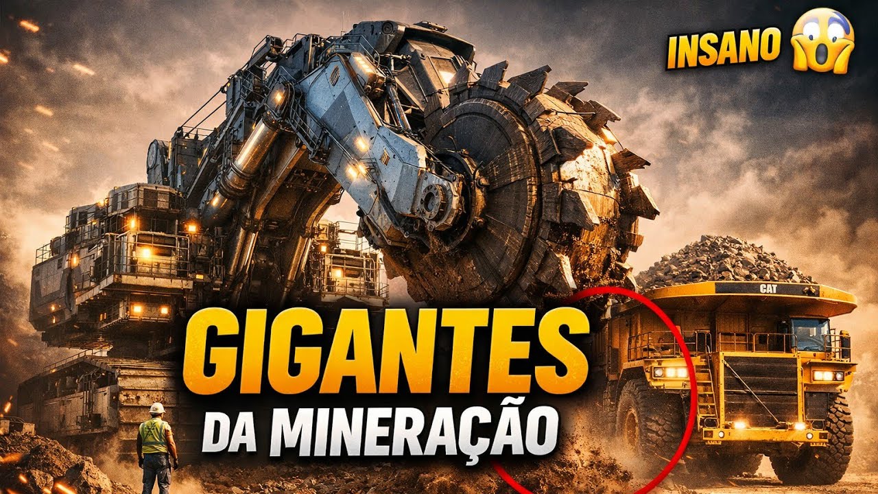 3 Máquinas de Mineração Colossais, Extremas e Gigantes 