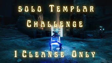 Solo Templar Challenge With One Cleanse | Hunter