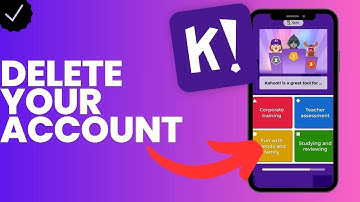 How to delete your account in Kahoot?