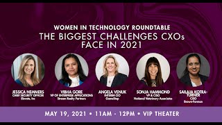 ElevateIT: DFW Technology Summit 2021-Women In Technology - The Biggest Challenges CXOs Face in 2021