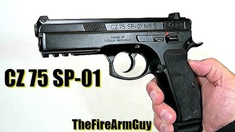 Cover Image for CZ 75 SP-01 Review - TheFireArmGuy