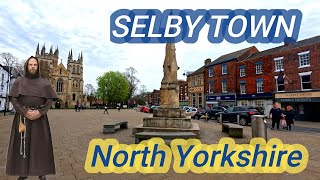 Selby Town North Yorkshire England amazing walk in Market Town, Selby Abbey #gimbalwalkwithme
