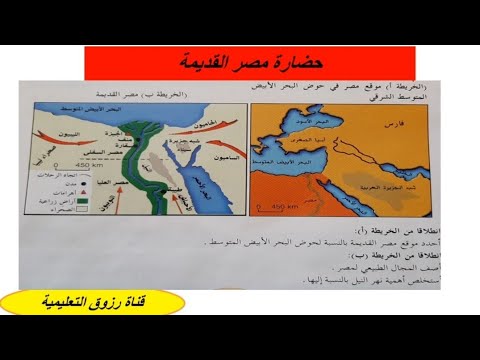 حضارة مصر القديمة للسنة الأولى إعدادي في رحاب الاجتماعيات