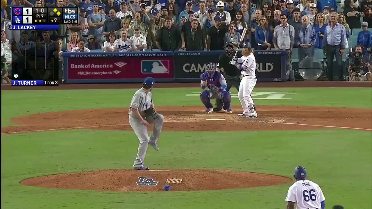 Justin Turner 3-Run Walk Off Homerun vs Cubs | Dodgers vs Cubs Game 2 NLCS