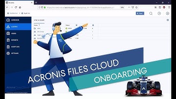 Acronis Data Cloud Technical Training: 4.3.3. Acronis Files Cloud. Onboarding