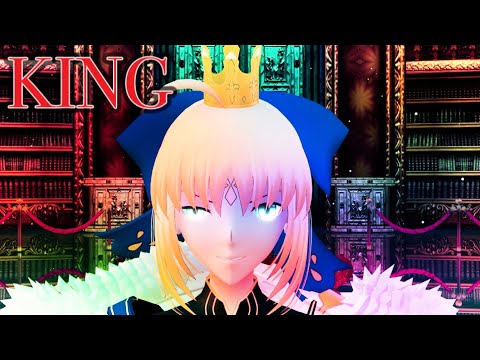 【fate/MMD】アルトリア・キャスターで【KING】